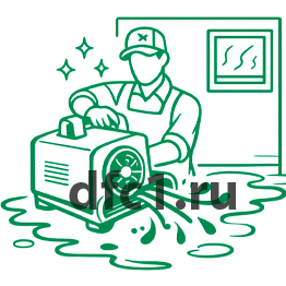 Сушка и уборка после потопа в Октябрьском